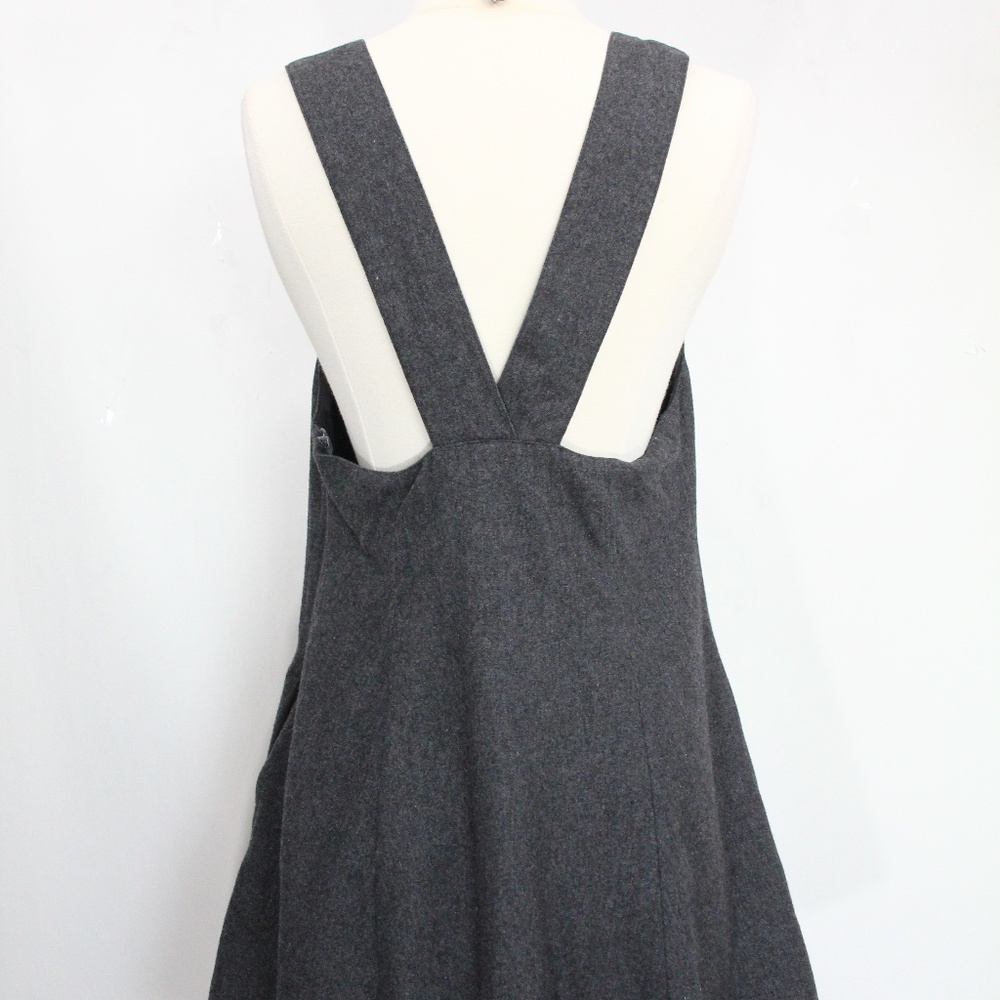 Free People Pinafore Dress sz 8 wool jumper - Picture 6 of 8